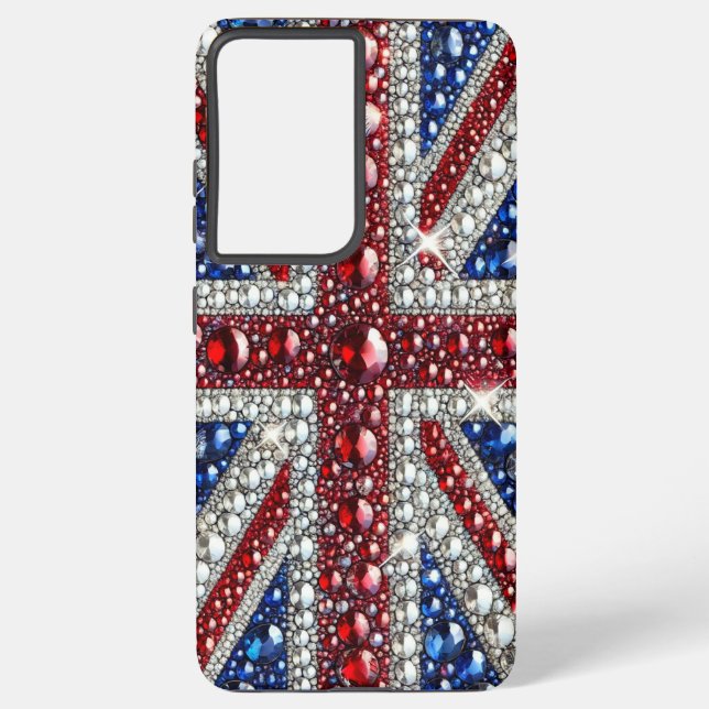 Samsung Galaxy S21 Ultra Case Britische Farben Samsung Galaxy Hülle (Rückseite)