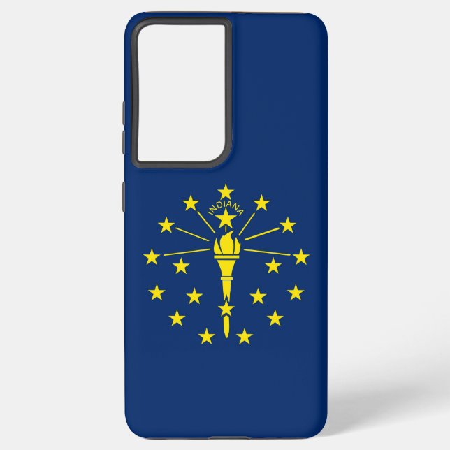 Samsung Galaxy S21 Ultra Case Flag von Indiana Samsung Galaxy Hülle (Rückseite)