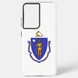 Samsung Galaxy S21 Ultra Case Massachusetts Flag Samsung Galaxy Hülle