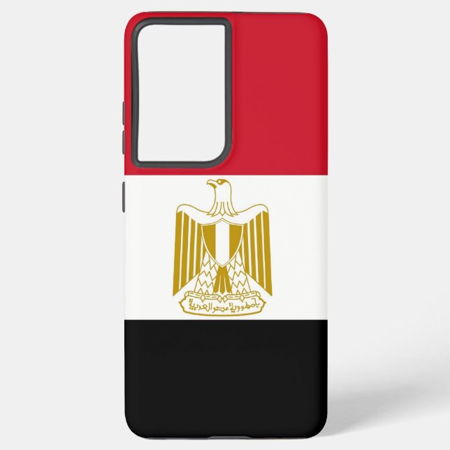 Samsung Galaxy S21 Ultra Case mit ägyptischer Flag Samsung Galaxy Hülle (Rückseite)
