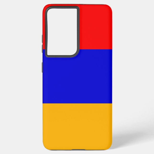 Samsung Galaxy S21 Ultra Case mit armenischer Flag Hülle (Rückseite)