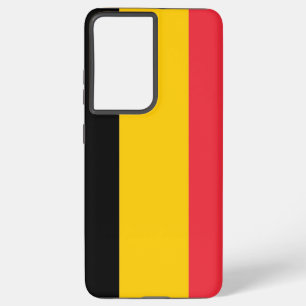 Samsung Galaxy S21 Ultra Case mit belgischer Flagg Hülle