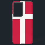 Samsung Galaxy S21 Ultra Case mit dänischer Flagge Samsung Galaxy Hülle<br><div class="desc">Mit dem Samsung SGH-X500 ist das Samsung SGH-X500 ein neues Mobiltelefon, mit dem Sie Ihre Lieblingsfotos genießen können. Mit viel Liebe zum Detail gestaltet, zeigt dieses Handy stolz das ikonische Design der dänischen Fahne mit einem roten Hintergrund mit einem weißen skandinavischen Kreuz. Es symbolisiert Dänemarks reiche Geschichte, sein kulturelles Erbe...</div>