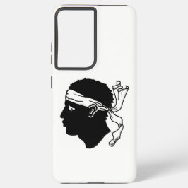 Samsung Galaxy S21 Ultra Case mit korsischer Flagg Hülle