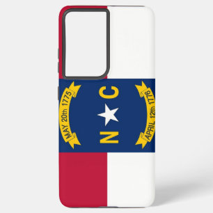 Samsung Galaxy S21 Ultra Case North Carolina Flagg Hülle