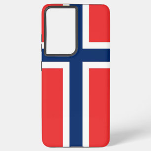 Samsung Galaxy S21 Ultra Case Norwegische Flagge Samsung Galaxy Hülle