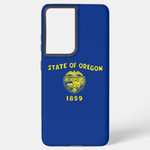 Samsung Galaxy S21 Ultra Case Oregon Flagge Hülle