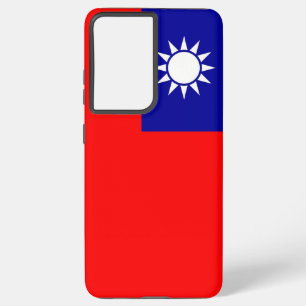 Samsung Galaxy S21 Ultra Case Taiwan-Flagge Hülle