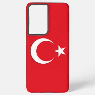 Samsung Galaxy S21 Ultra Case Türkei-Flagge Samsung Galaxy Hülle