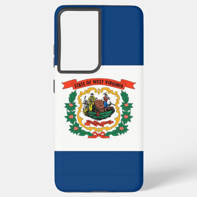 Samsung Galaxy S21 Ultra Case West Virginia Hülle (Rückseite)