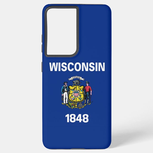 Samsung Galaxy S21 Ultra Case Wisconsin Hülle (Rückseite)