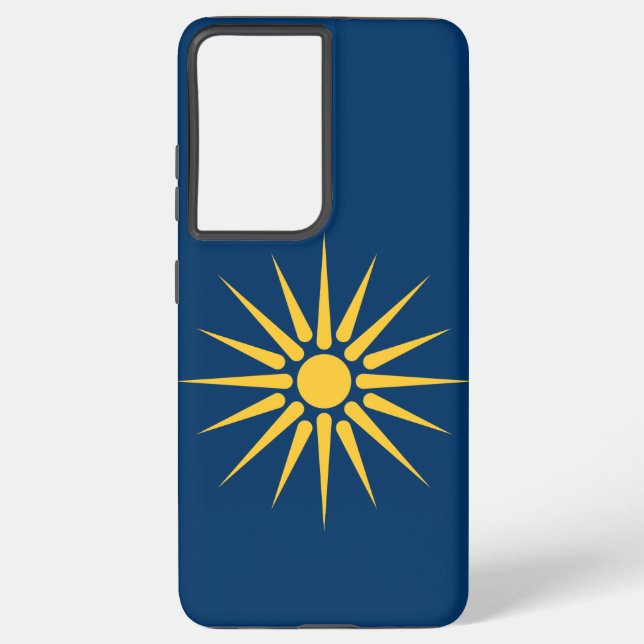 Samsung Galaxy S21 Ultra Case with Macedonia flag Hülle (Rückseite)