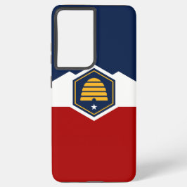 Samsung Galaxy S21 Ultra Case with Utah flag Hülle
