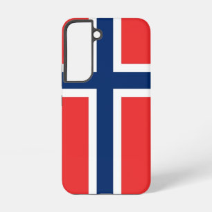 Samsung Galaxy S22 Case Flag Norwegen Samsung Galaxy Hülle
