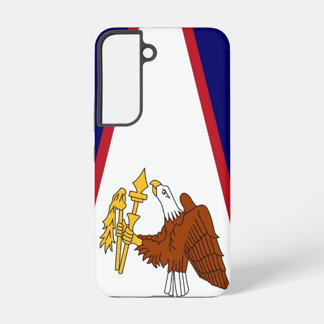 Samsung Galaxy S22 Case Flag of American Samoa Samsung Galaxy Hülle (Rückseite)