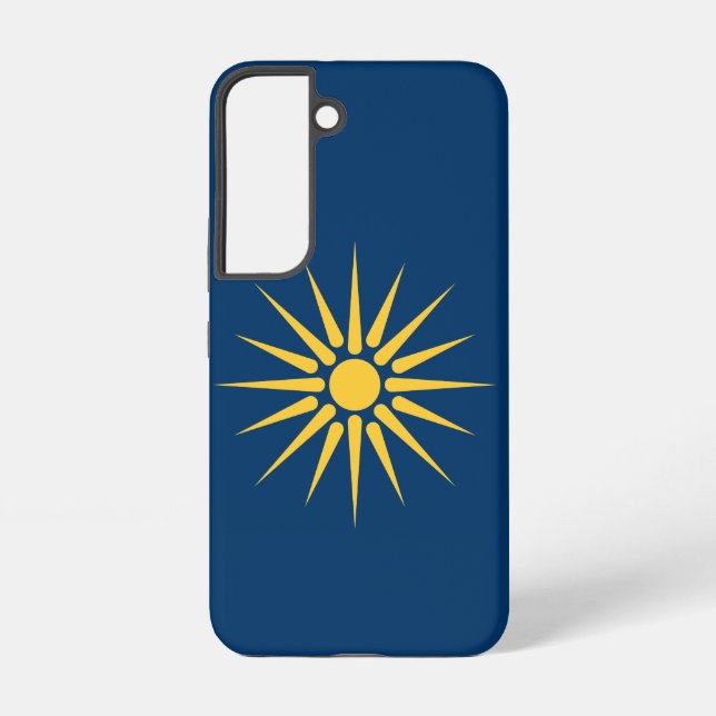 Samsung Galaxy S22 Case Flag of Macedonia Samsung Galaxy Hülle (Rückseite)
