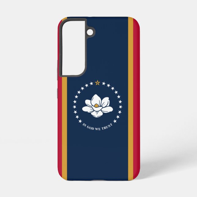 Samsung Galaxy S22 Case Flag of Mississippi Hülle (Rückseite)