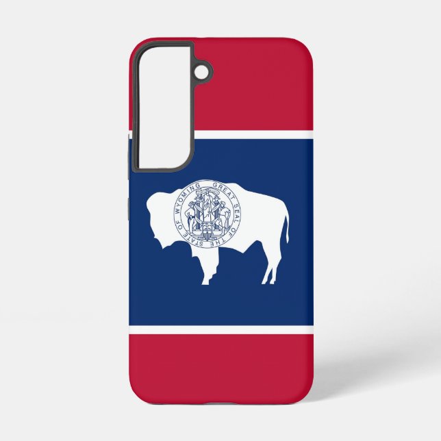 Samsung Galaxy S22 Case Flag of Wyoming Hülle (Rückseite)