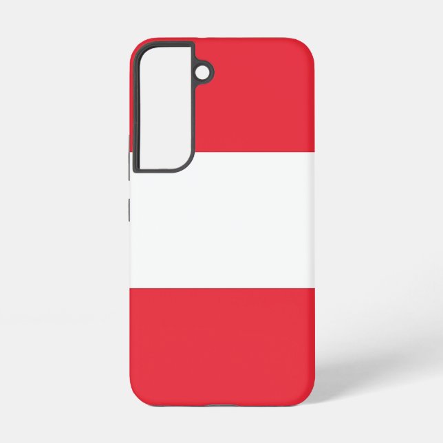 Samsung Galaxy S22 Case Flag Österreich Hülle (Rückseite)