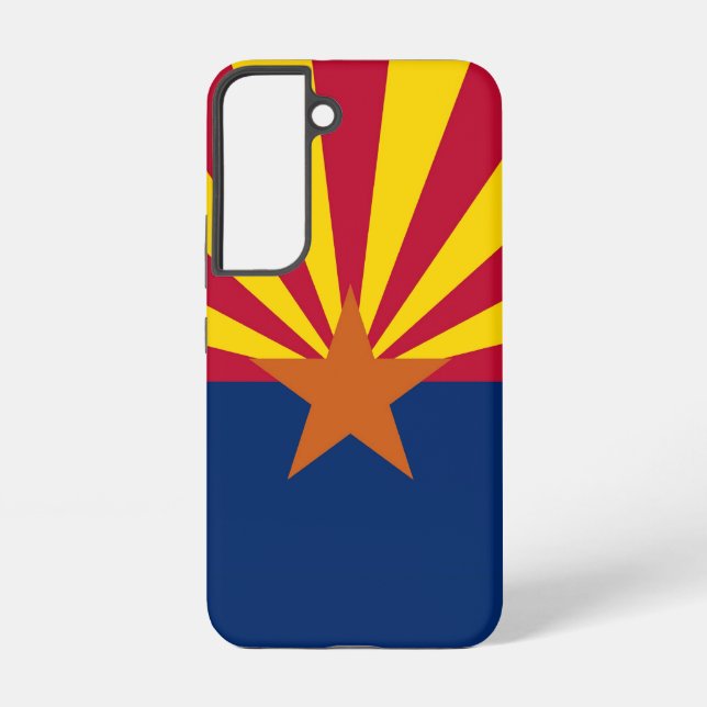Samsung Galaxy S22 Case Flag von Arizona, USA Hülle (Rückseite)
