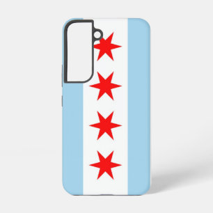 Samsung Galaxy S22 Case Flag von Chicago Samsung Galaxy Hülle