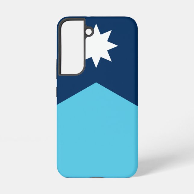 Samsung Galaxy S22 Case Flag von Minnesota Hülle (Rückseite)