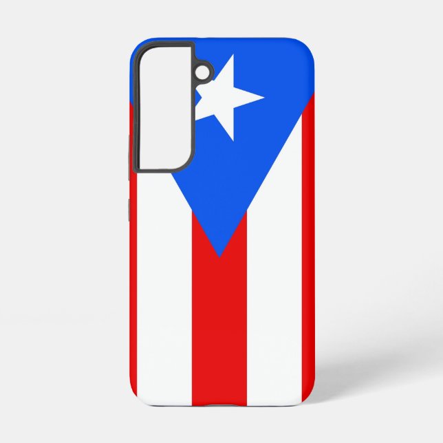 Samsung Galaxy S22 Case Flag von Puerto Rico Hülle (Rückseite)