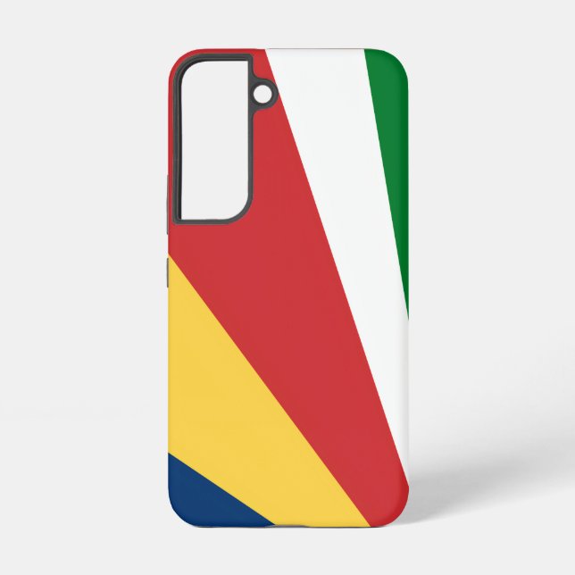 Samsung Galaxy S22 Fall mit Seychellen Farben Hülle (Rückseite)