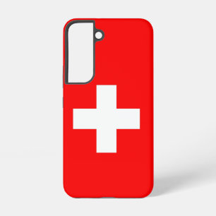 Samsung Galaxy S22 Fallflagge der Schweiz Hülle
