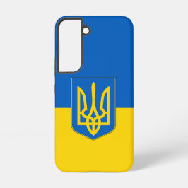 Samsung Galaxy S22 Fallflagge der Ukraine Samsung Galaxy Hülle