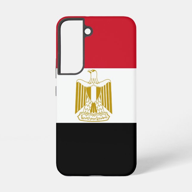 Samsung Galaxy S22 Fallflagge von Ägypten Samsung Galaxy Hülle (Rückseite)