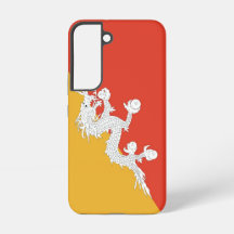 Samsung Galaxy S22 Fallflagge von Bhutan