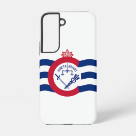 Samsung Galaxy S22 Fallflagge von Cincinnati Samsung Galaxy Hülle