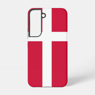 Samsung Galaxy S22 Hülle Flagge von Dänemark