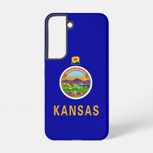 Samsung Galaxy S22 Hülle Flagge von Kansas