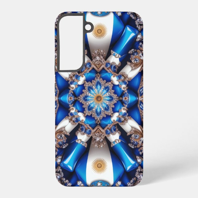 Samsung Galaxy S22 Plus Case argentinische Farben Hülle (Rückseite)