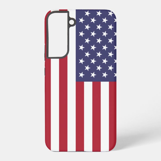 Samsung Galaxy S22 Plus Case Flag der USA. Hülle (Rückseite)