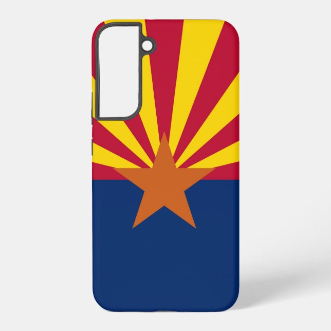 Samsung Galaxy S22 Plus Case Flag von Arizona, USA Samsung Galaxy Hülle (Rückseite)
