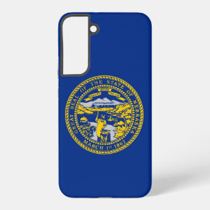 Samsung Galaxy S22 Plus Case Flag von Nebraska Hülle