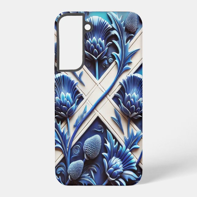 Samsung Galaxy S22 Plus Case Scottish Thistles Hülle (Rückseite)