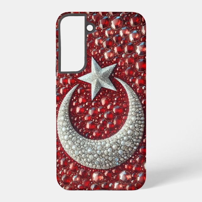 Samsung Galaxy S22 Plus Case Turkiye Farben Samsung Galaxy Hülle (Rückseite)