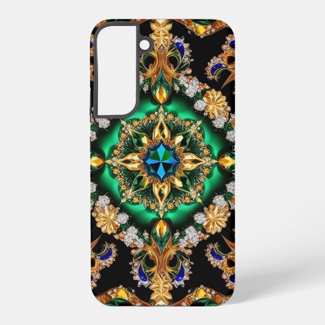 Samsung Galaxy S22 Plus Fall brasilianische Farben Hülle (Rückseite)