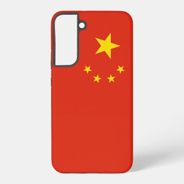 Samsung Galaxy S22 Plus Fallflagge der China Hülle (Rückseite)