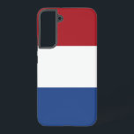 Samsung Galaxy S22 Plus Fallflagge der Niederlande Samsung Galaxy Hülle<br><div class="desc">Die Samsung S22 Plus Cover mit der niederländischen Flagge, die den Schutz mit der Feier des holländischen Erbes verbinden soll. Dieses Cover wurde mit viel Liebe zum Detail gestaltet und zeigt stolz die ikonische Trifarbe Rot, Weiß und Blau, die die Geschichte, Kultur und nationale Identität der Niederlande symbolisiert. Egal, ob...</div>