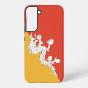 Samsung Galaxy S22 Plus Fallflagge von Bhutan Samsung Galaxy Hülle