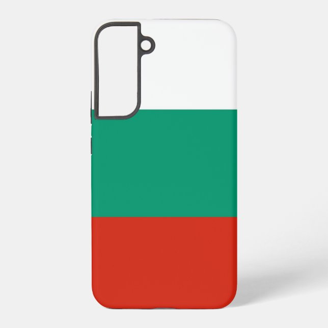 Samsung Galaxy S22 Plus Fallflagge von Bulgarien Hülle (Rückseite)