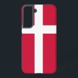 Samsung Galaxy S22 Plus Fallflagge von Dänemark Samsung Galaxy Hülle<br><div class="desc">Mit unserem exklusiven Handy-Cover mit der Flagge Dänemarks können Sie Ihrem Samsung Galaxy S22 Plus einen Hauch von dänischem Stolz und Eleganz verleihen! Mit viel Liebe zum Detail gestaltet, zeigt dieses Handy stolz das ikonische Design der dänischen Fahne mit einem roten Hintergrund mit einem weißen skandinavischen Kreuz. Es symbolisiert Dänemarks...</div>