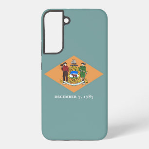 Samsung Galaxy S22 Plus Fallflagge von Delaware Samsung Galaxy Hülle