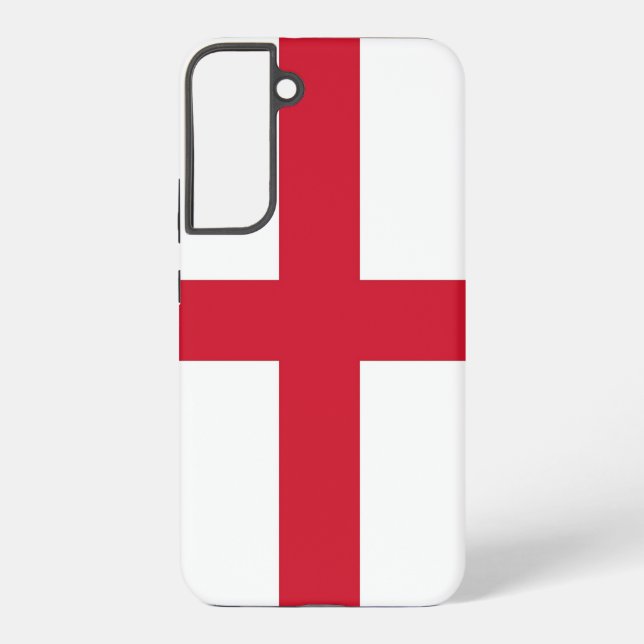Samsung Galaxy S22 Plus Fallflagge von England Hülle (Rückseite)