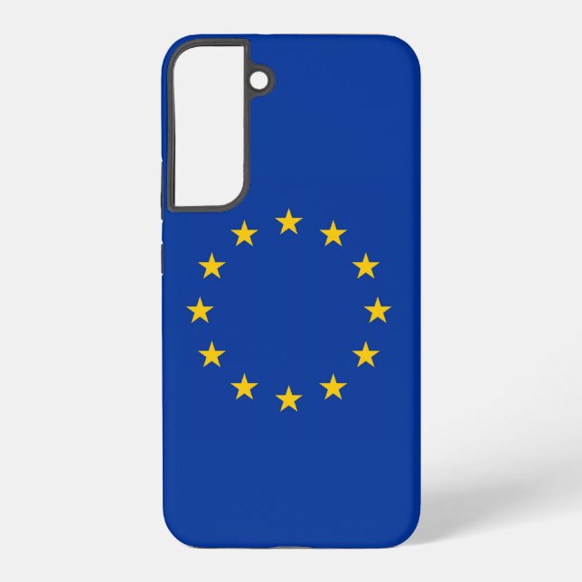 Samsung Galaxy S22 Plus Fallflagge von Europa Hülle (Rückseite)